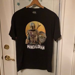 Black Mandalorian T-Shirt Men’s Large